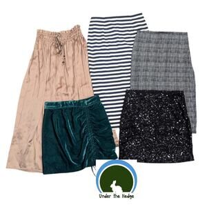 Skirt Bundle Size XS 0 00 Free People J Crew Magaschoni Glam Prep Indie
